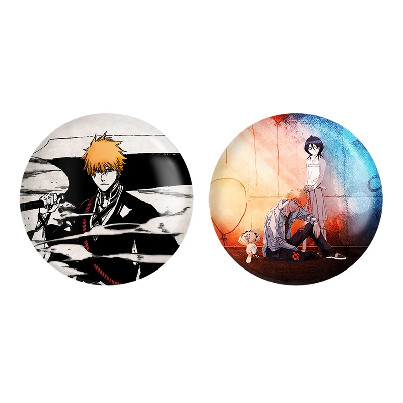 مگنت خندالو طرح روکیا و ایچیگو انیمه بلیچ کد 1202912034 مجموعه 2 عددی