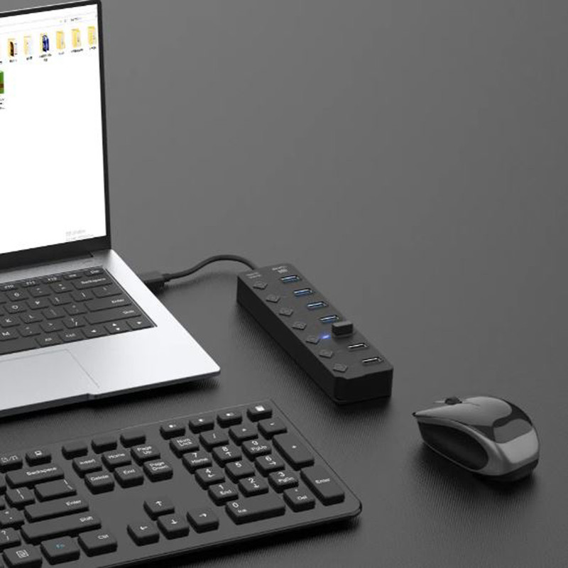 هاب 7 پورت USB3.0 اونتن مدل OTN-5307