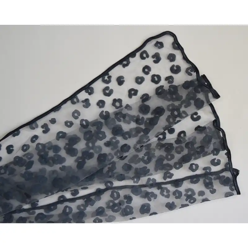 شال زنانه مدل شکوفه توری کد 01