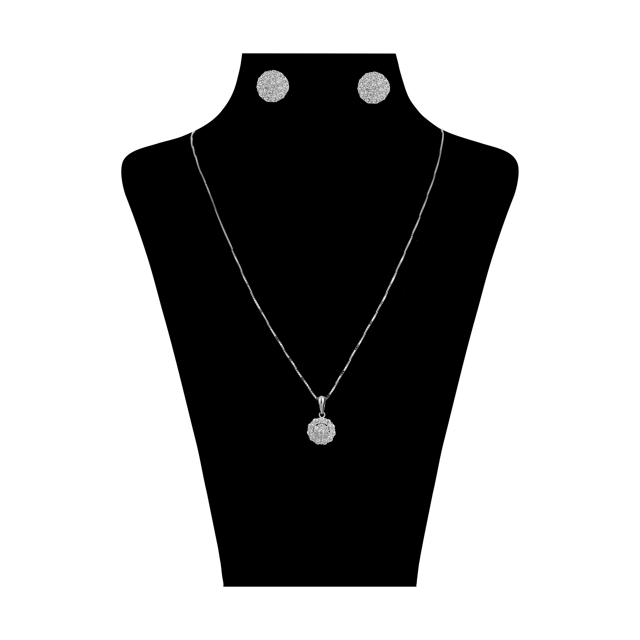 نیم ست نقره زنانه مدل 110-9