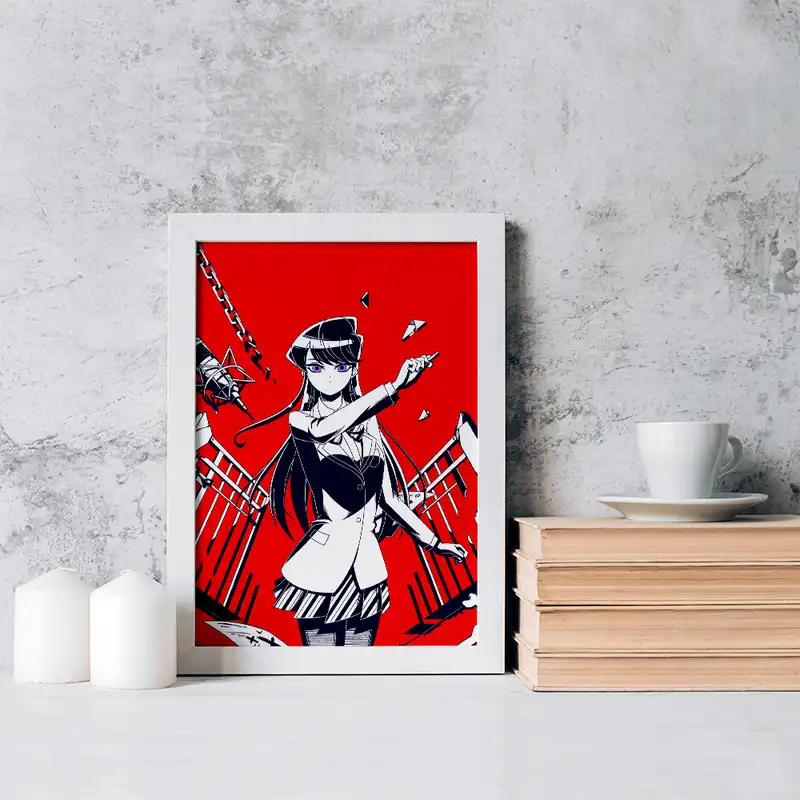 تابلو خندالو مدل انیمه کومی سان کد 16082