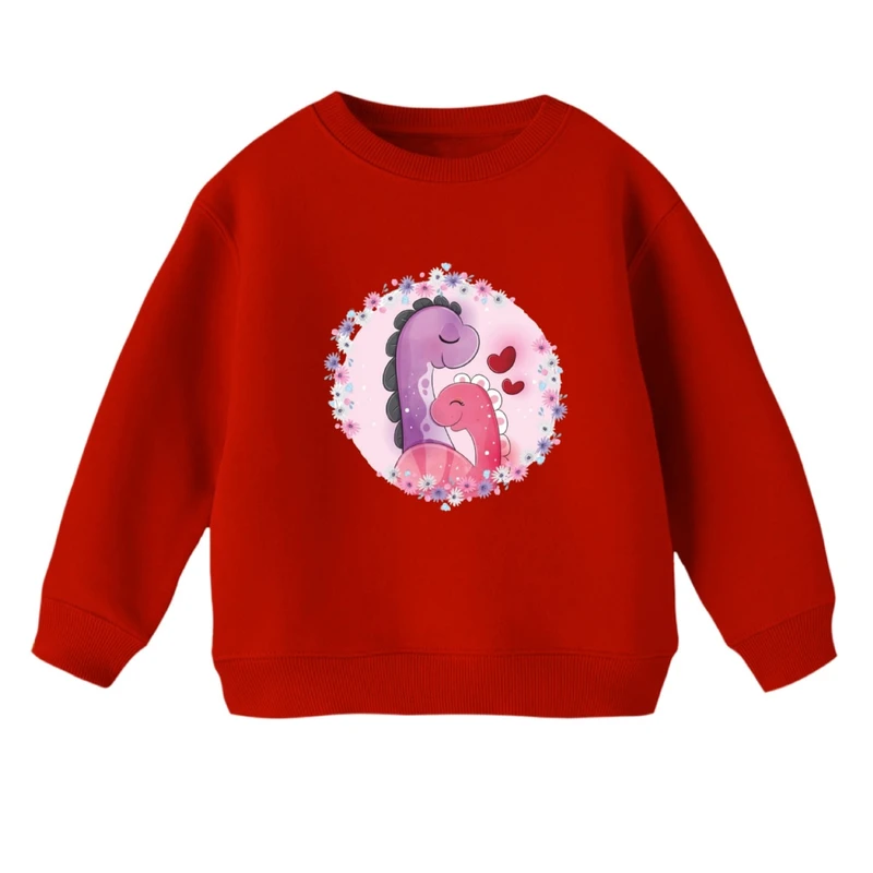 سویشرت بچگانه مدل دایناسور های عاشق 