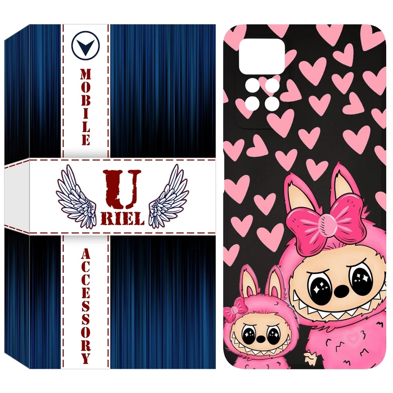 کاور یوریل مدل KSH کد 105 طرح عروسک لبوبو مناسب برای گوشی موبایل شیائومی Redmi Note 12 Pro 4G