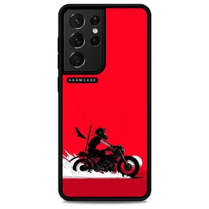 AKAM AMC-WSGS21U-MOTORCYCLE-1 Cover For Samsung Galaxy S21 Ultra