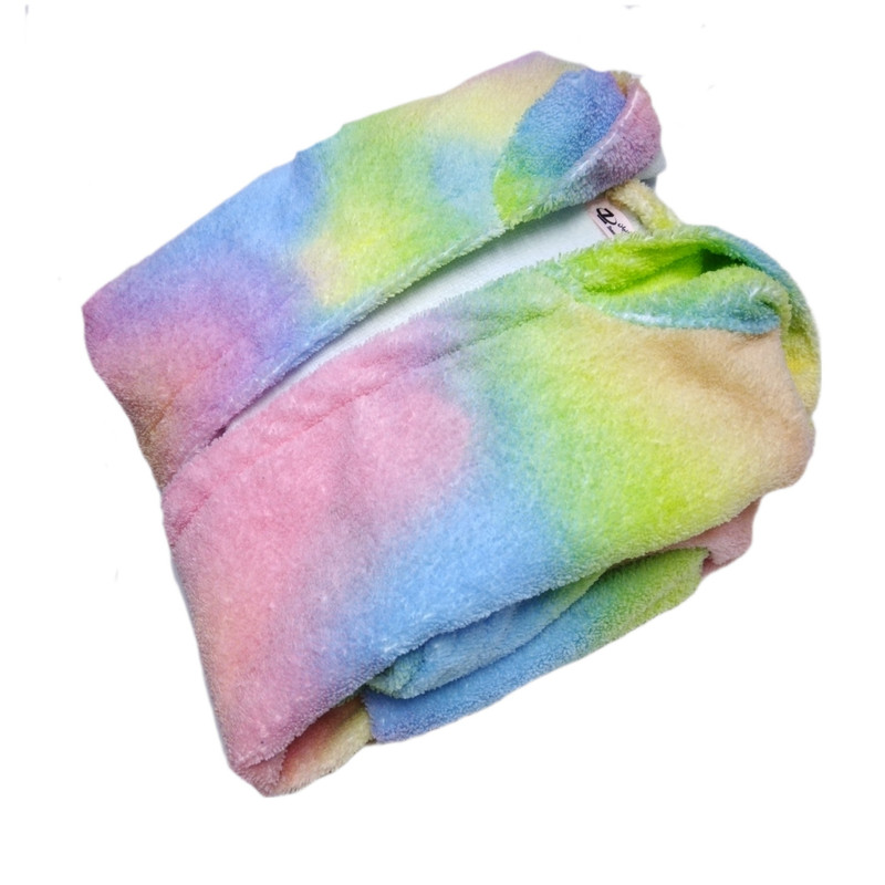 حوله زمانیان مدل پالتویی کودک طرح  فانتزی سایز 48×80 سانتی متر