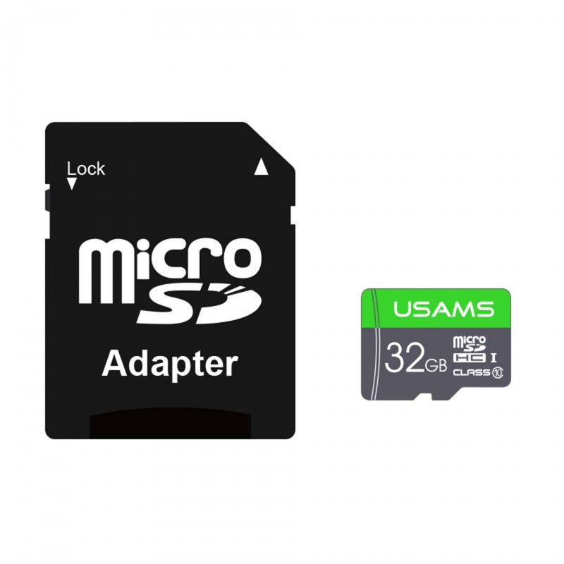 کارت حافظه microSD یوسمز مدل zb118 کلاس 10 استاندارد UHS-I سرعت 120MBps ظرفیت 32 گیگابایت به همراه آداپتور SD