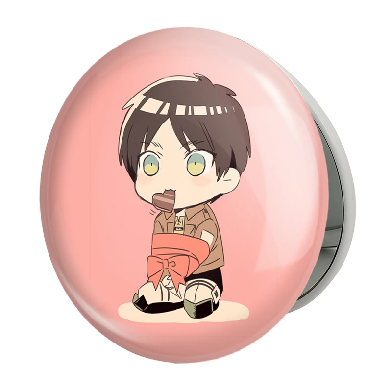 آینه جیبی خندالو طرح ارن یگر انیمه اتک آن تایتان Attack on Titan مدل تاشو کد 11054 