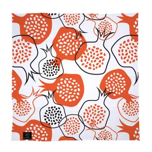 دستمال سر و گردن 27 مدل اناری کد J49