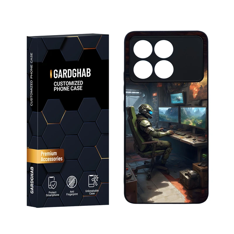 کاور گارد قاب مدل پسرانه مناسب برای گوشی موبایل شیائومی Redmi K70 / K70 Pro / Poco F6 Pro 5G