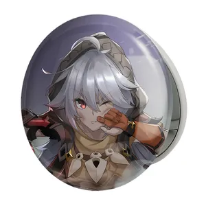 آینه جیبی خندالو طرح بازی گنشین ایمپکت Genshin Impact مدل تاشو کد 24614 