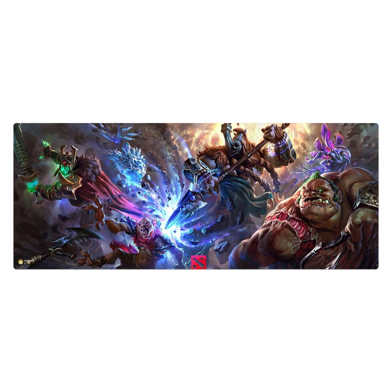 ماوس پد هومرو مدل HX255 طرح بازی Dota 2 سایز 40x100 سانتی‌متر