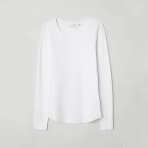 تی شرت آستین بلند زنانه اچ اند ام مدل 0516000