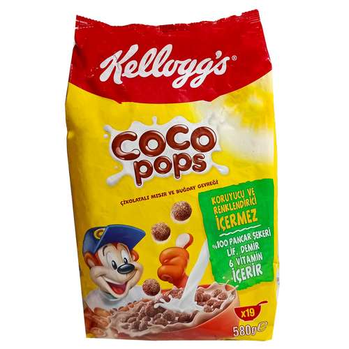 کورن فلکس کوکو پاپس کلاگز با طعم کاکائو - 580 گرم 