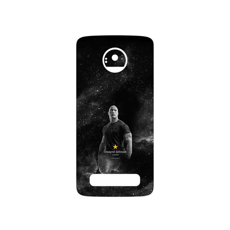 برچسب پوششی ماهوت مدل Dwayne Johnson مناسب برای گوشی موبایل موتورولا Moto Z Play