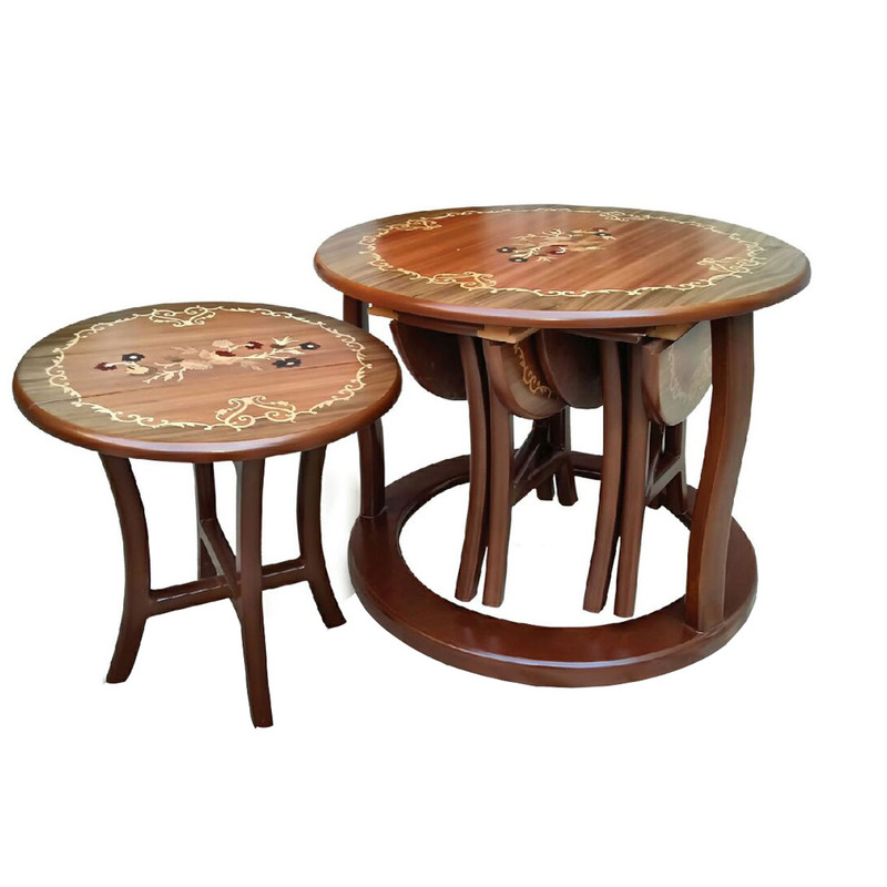 میز جلو مبلی و عسلی مدل classic tp 501 مجموعه 4 عددی