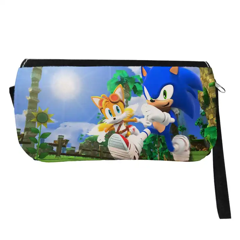 جامدادی مدل دوزیپ طرح سونیک خارپشت کد NI606