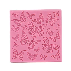 قالب شکلات مدل مالد فوندانت طرح مولد پروانه کد M99