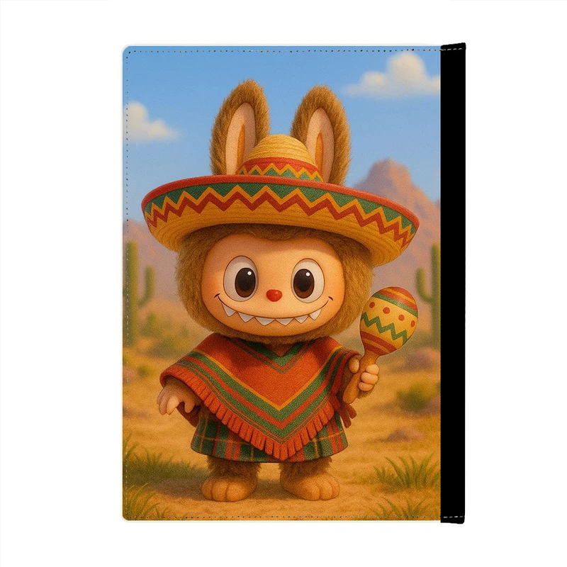 کلاسور پاد آفرین مدل فانتزی کارتونی طرح لبوبو کیوت بامزه ترند کد p386