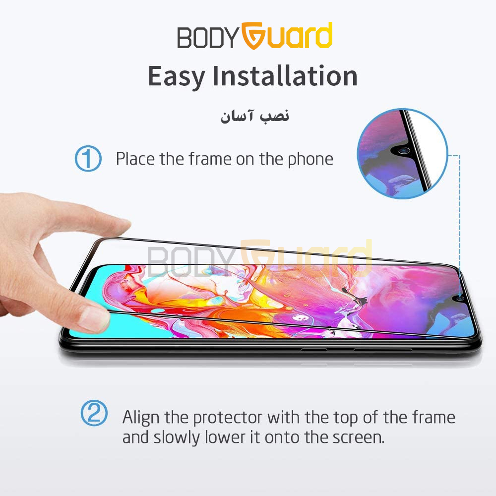 محافظ صفحه نمایش بادیگارد مدل FS مناسب برای گوشی موبایل سامسونگ Galaxy A52 محافظ صفحه نمایش بادیگارد مدل FS مناسب برای گوشی موبایل سامسونگ Galaxy A52