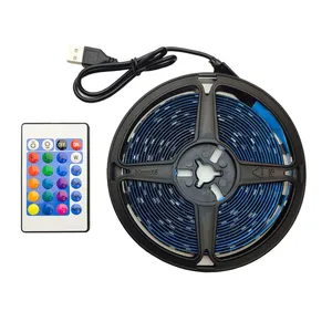 ریسه ال ای دی مدل RGB گیمینگ 4 سیم طرح USB-5v طول 5 متر