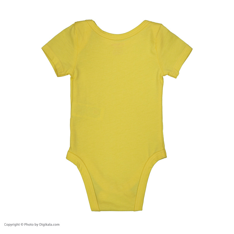 بادی آستین کوتاه دخترانه ال سی وایکیکی مدل W122717Z1-FPR-YELLOW