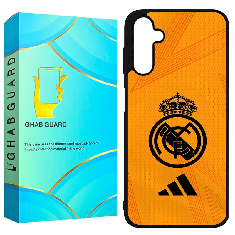 کاور قاب گارد طرح رئال مادرید مدل GCHPA25 مناسب برای گوشی موبایل سامسونگ Galaxy A25