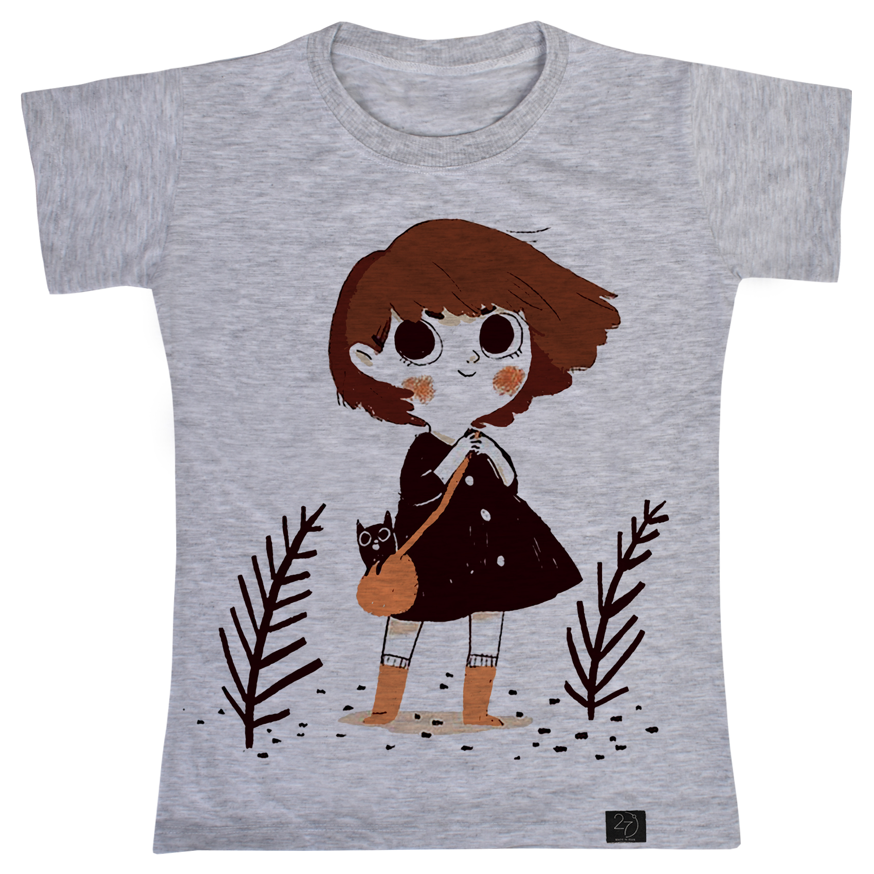 تی شرت دخترانه 27 مدل دختر کوچولو کد V112