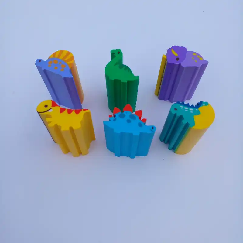 پاک کن کیو آی ها او مدل JUMBO طرح دایناسور بسته 6 عددی