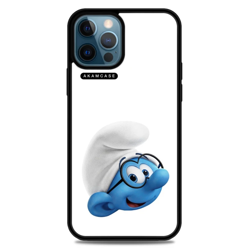 کاور آکام مدل AMC-WA12PROMAX-SMURFS-16 مناسب برای گوشی موبایل اپل iPhone 12 Pro Max