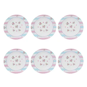 بشقاب طرح انجل مدل AU100 مجموعه 6 عددی