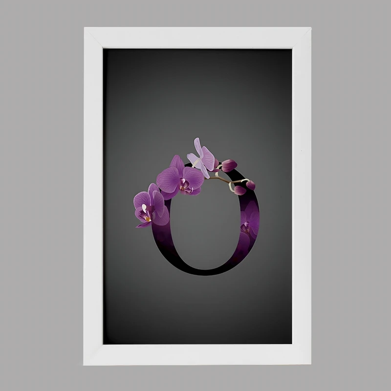 تابلو خندالو مدل حرف O کد F4319