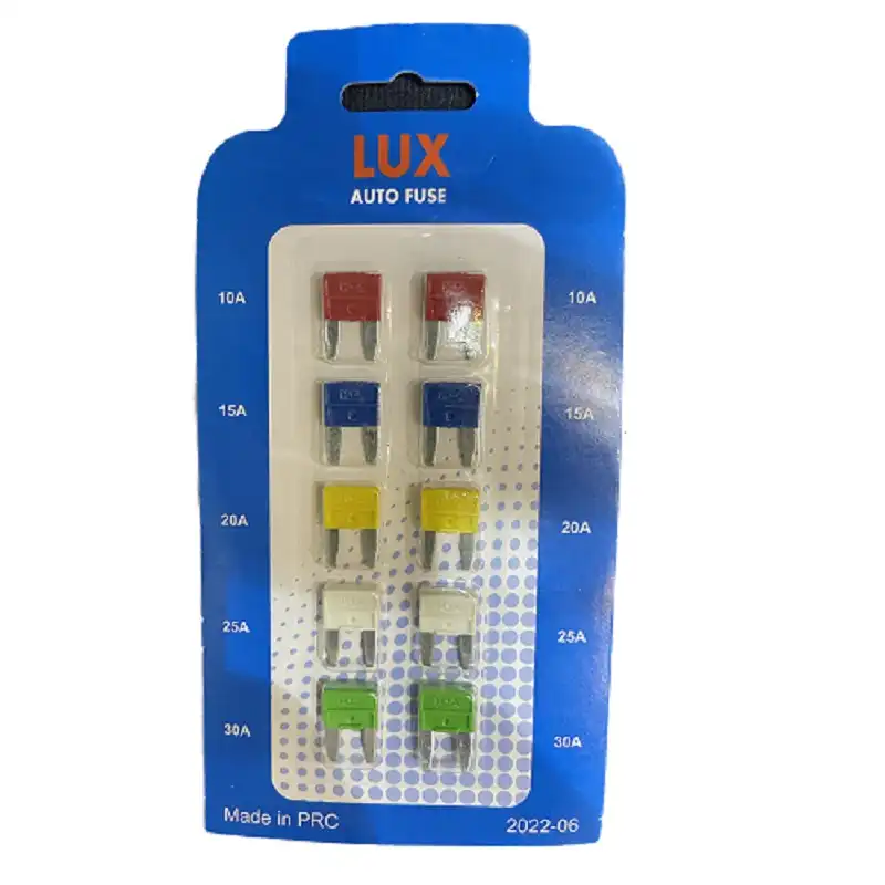 فیوز کارتی مدل یدک لوکس مناسب برای پژو 206 بسته 10 عددی