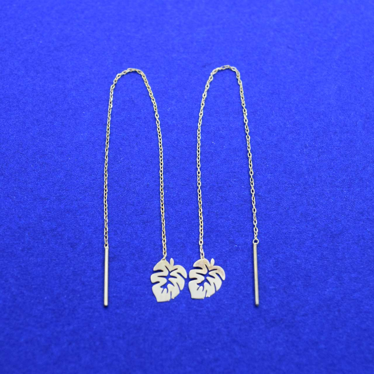 گوشواره طلا 18 عیار زنانه کانیار گالری مدل E40