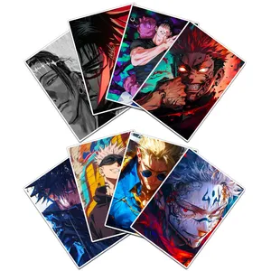 استیکر لپ تاپ و موبایل گوفی مدل انیمه جوجوتسو کایسن طرح Jujutsu kaisen Anime کد KAISEN01 مجموعه 8 عددی