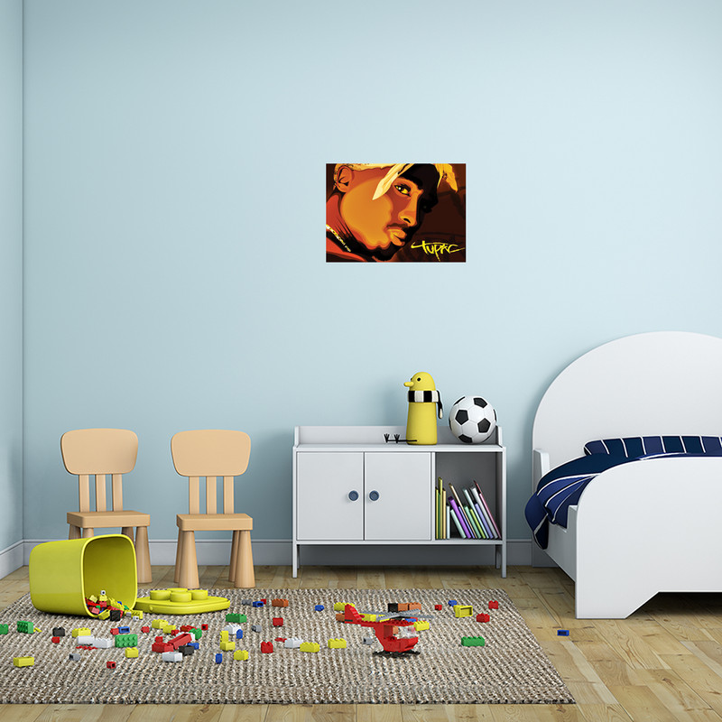 پوستر طرح توپاک کد 0124