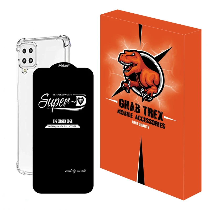 کاور قاب تی رکس مدل 2SDJ مناسب برای گوشی موبایل سامسونگ Galaxy A22 4G به همراه محافظ صفحه نمایش