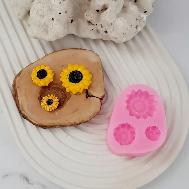 قالب شمع مدل گل آفتابگردان