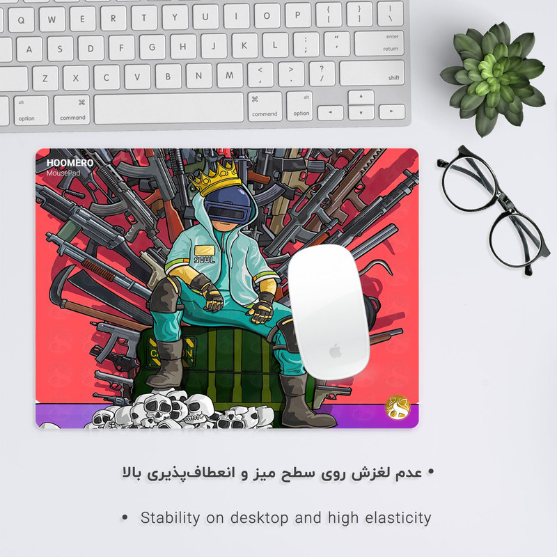 ماوس پد هومرو طرح PUBG مدل A1492 1