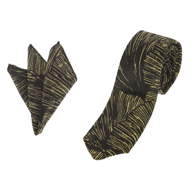 ست کراوات و دستمال جیب مردانه مدل کاردی کد 2