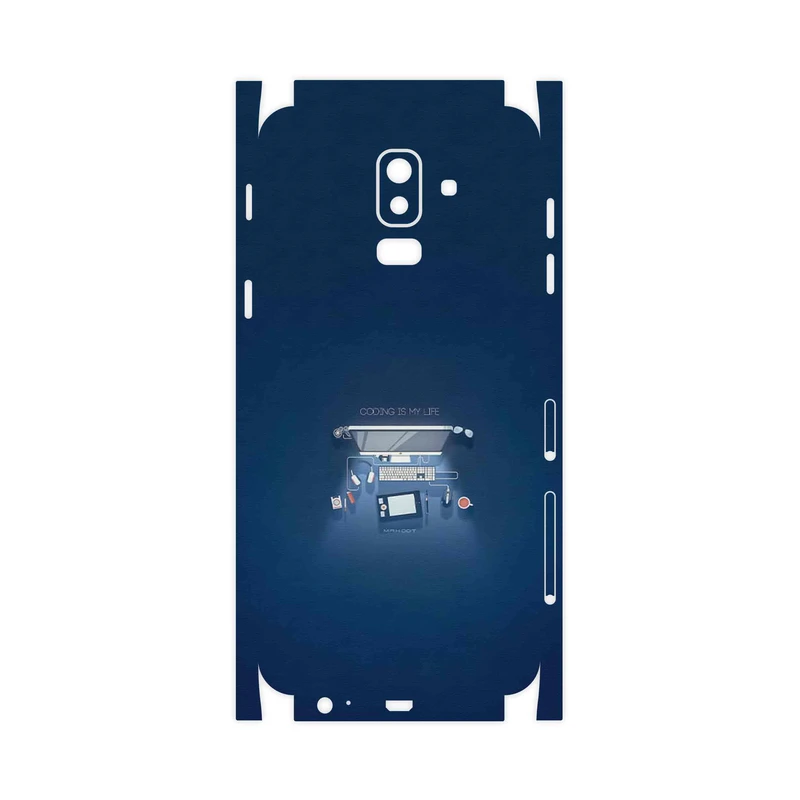 برچسب پوششی ماهوت مدل Programming 3-FullSkin مناسب برای گوشی موبایل سامسونگ Galaxy J8