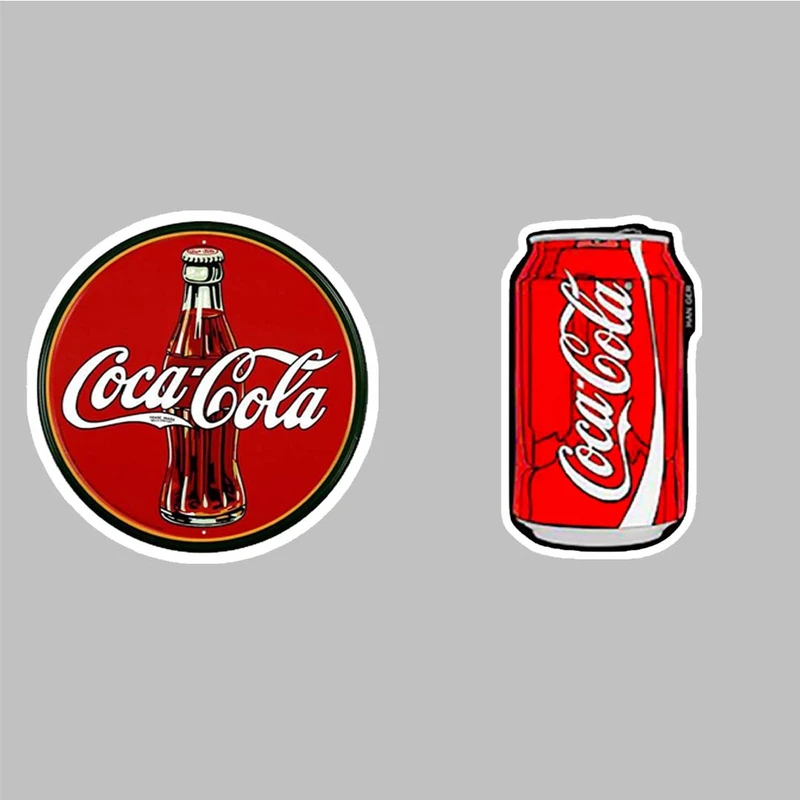 استیکر لپ تاپ کارنیکا طرح کوکاکولا مدل cocacola-2222116 مجموعه 2 عددی