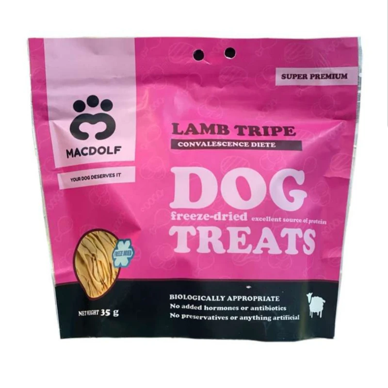 تشویقی سگ مکدلف مدل سیرابی گوسفندی وزن 35 گرم