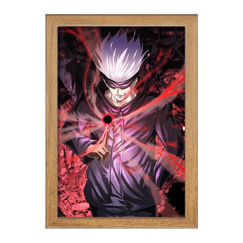 تابلو خندالو مدل ساتورو گوجو انیمه جوجوتسو کایزن   کد 11072