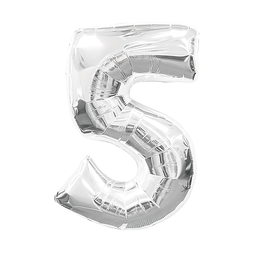 بادکنک فویلی مدل عدد 5 کد KP-56