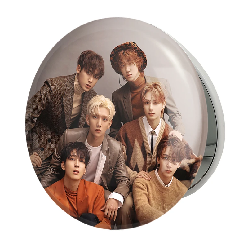آینه جیبی خندالو طرح گروه سونتین Seventeen مدل تاشو کد 12498 