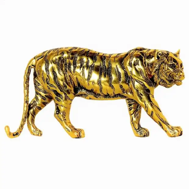 مجسمه برنجی طرح ببر مدل Sbr30