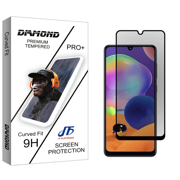 محافظ صفحه نمایش حریم شخصی جی اف مدل Diamond مناسب برای گوشی موبایل سامسونگ Galaxy A31