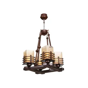 لوستر چهار شعله دارکار مدل منچستر سربالا کد 273