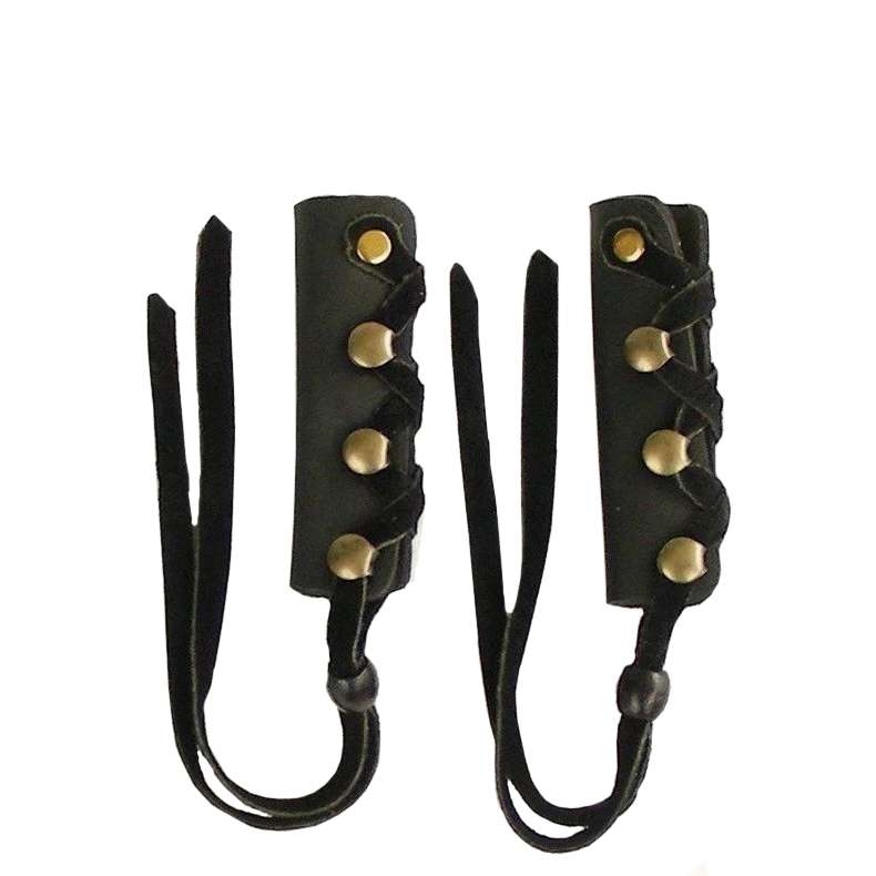 گیره مو دخترانه مدل چرم کد 65896 بسته 2 عددی
