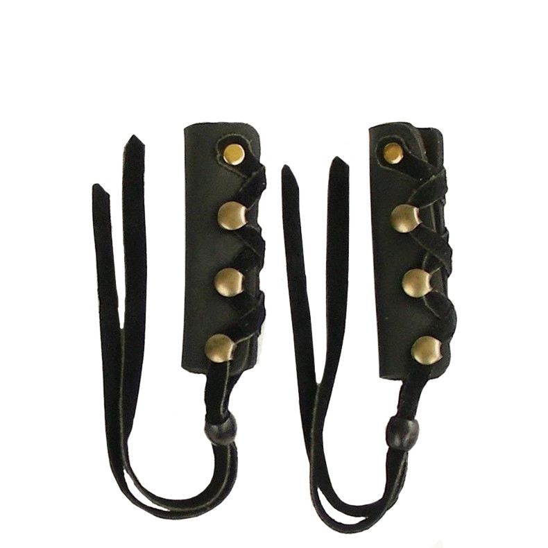 گیره مو دخترانه مدل چرم کد 65896 بسته 2 عددی